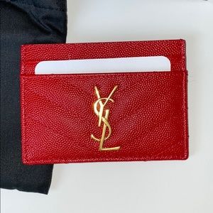 Saint Laurent 5 card holder